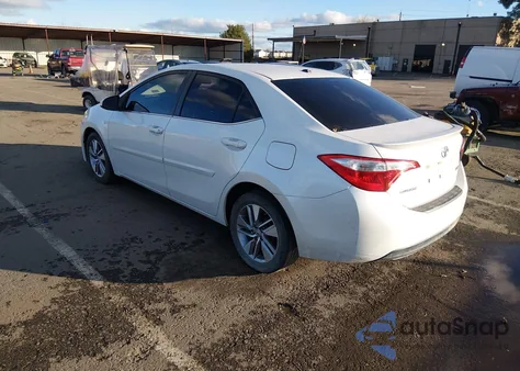 2014 Toyota Corolla Le Eco Premium из США, поврежденный, VIN 5YFBPRHE8EP112034